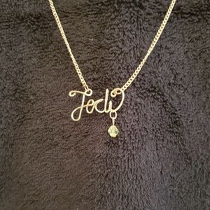 Gold Jedi necklace